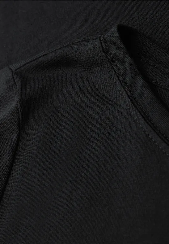 Shirt in lange stijl Black