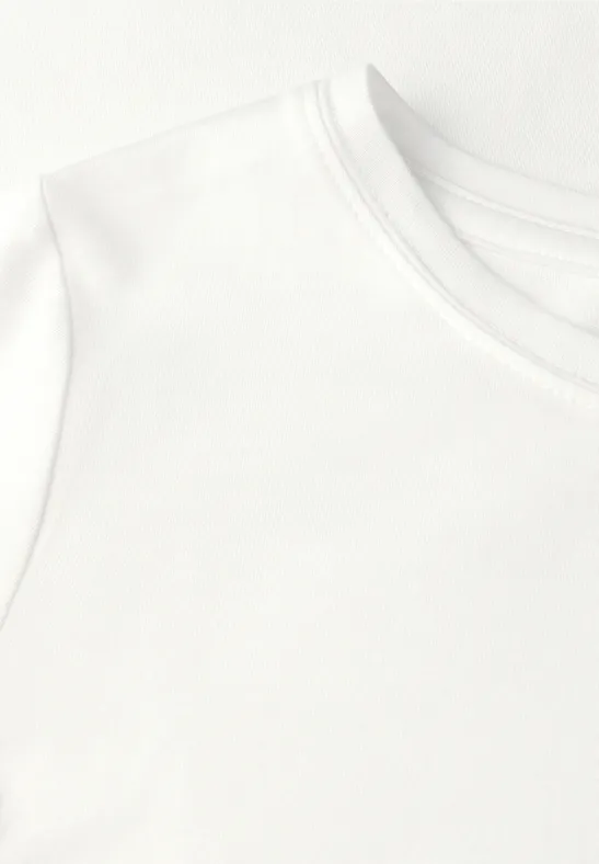 Shirt in lange stijl off white
