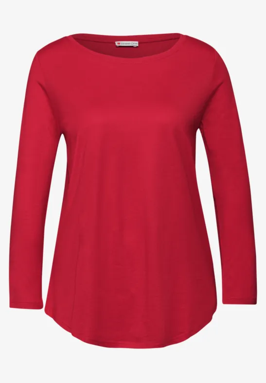 Chemise à manches longues racing red