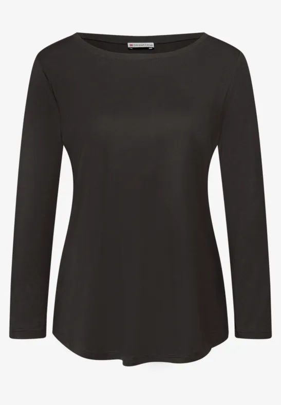 Chemise à manches longues darkest brown
