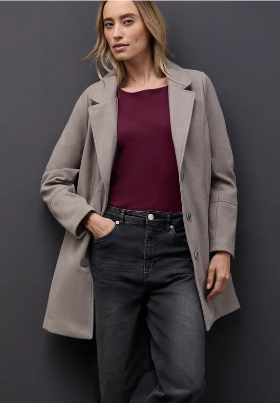 Basic shirt met lange mouwen noble red