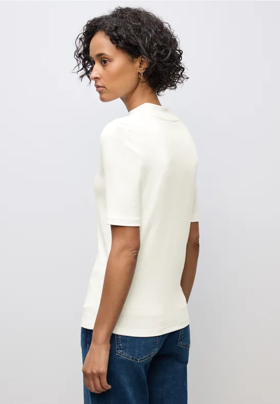 Shirt met uitgesneden detail off white