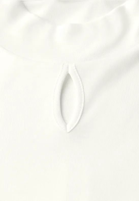 Shirt met uitgesneden detail off white