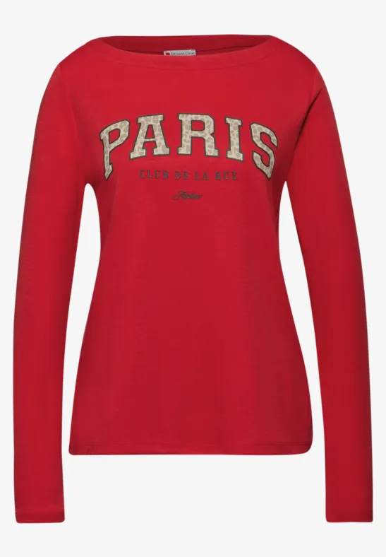 Langarmshirt mit Wording null