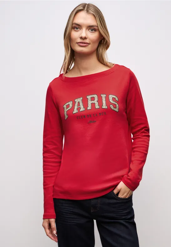 Langarmshirt mit Wording null