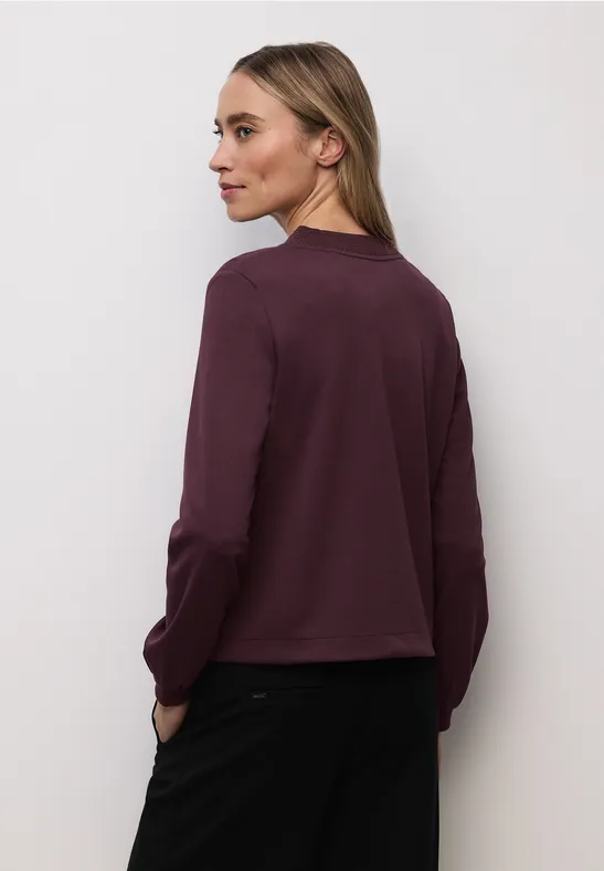 Leichter Blouson mit Glitzer jazz berry