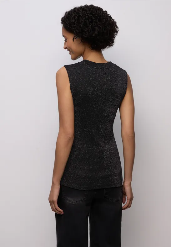 Top scintillant Black