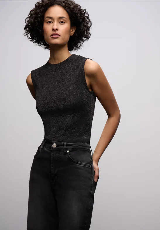 Top scintillant Black