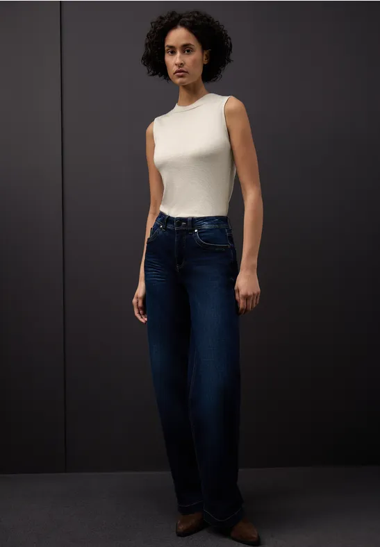 Top scintillant soft beige