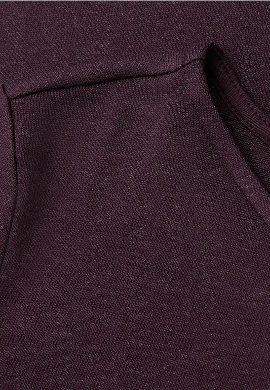 Glitzer Strick-Look Shirt jazz berry