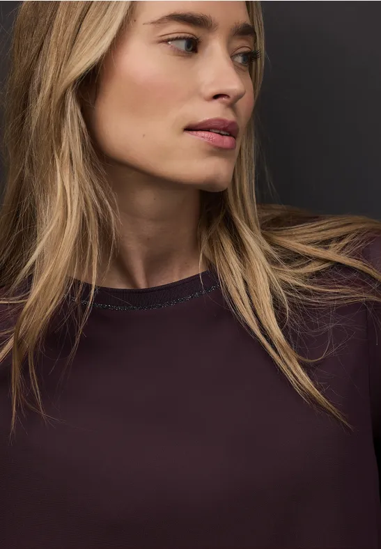 2in1 Chiffon Shirt jazz berry