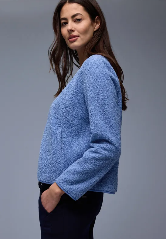 Teddyjacke bonnet blue