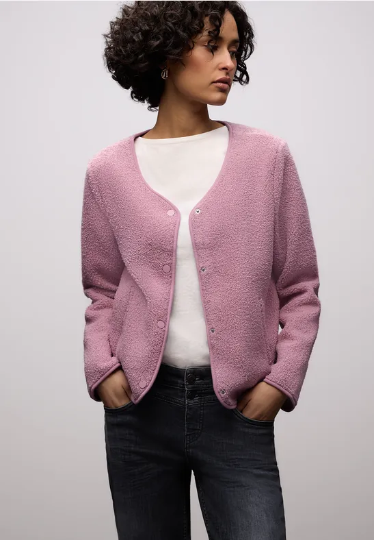 Weiche Jacke light ibis rose