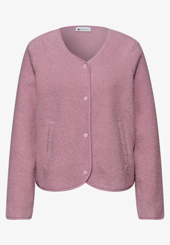 Weiche Jacke light ibis rose