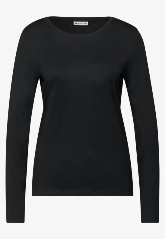 Basic Rundhalsshirt Black