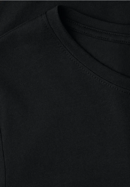 Basic Rundhalsshirt Black