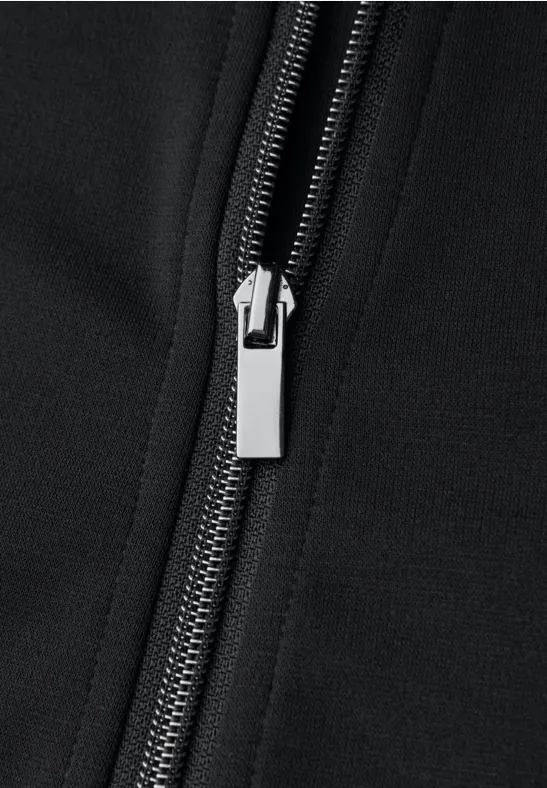 Jacke mit Tunnelzug Black