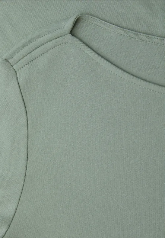 T-shirt en couleur unie dark serene green