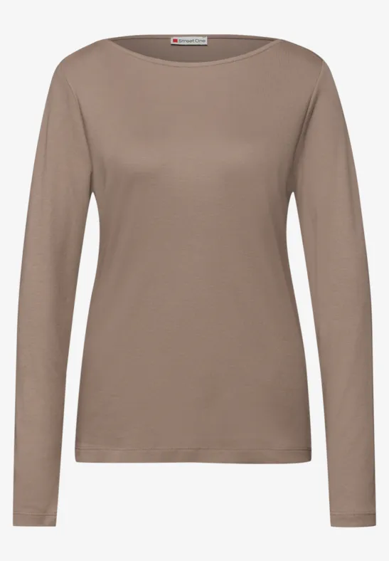 T-shirt en couleur unie light terra mocha