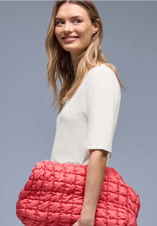 Shirt met omslag off white