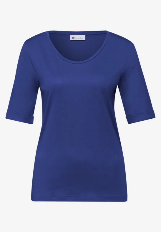 Shirt met omslag amparo blue