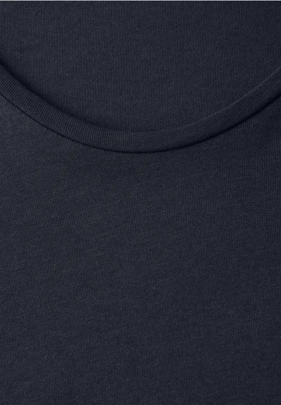 Shirt met omslag shadowed navy