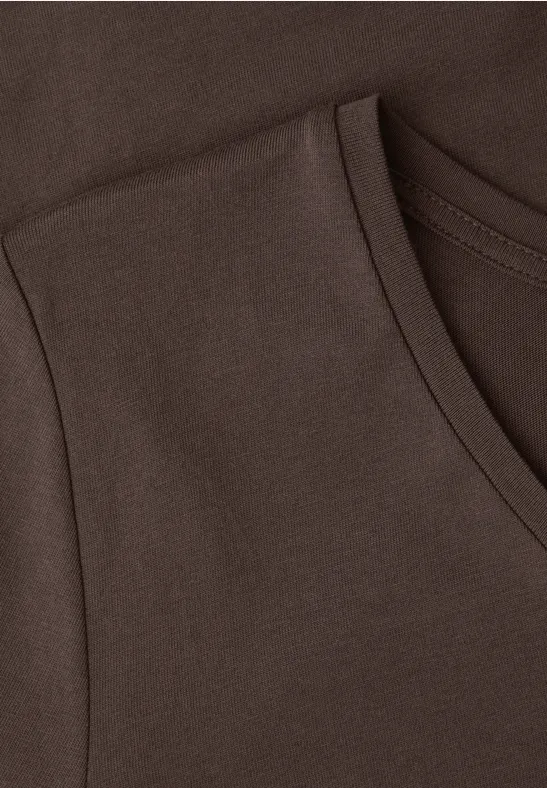 Shirt met omslag molten earth