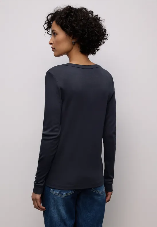 T-shirt en couleur unie shadowed navy