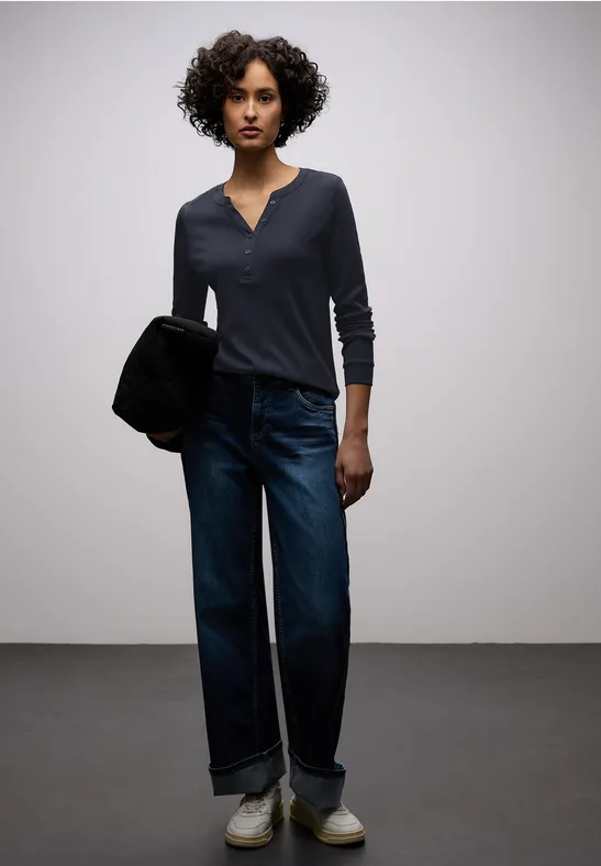 T-shirt en couleur unie shadowed navy