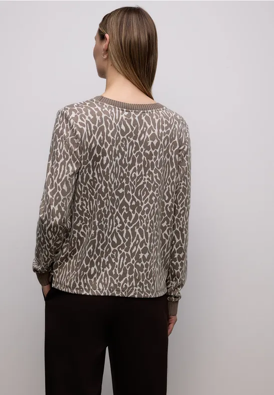 Chemise jacquard Leo light terra mocha