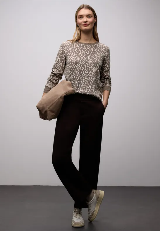 Chemise jacquard Leo light terra mocha