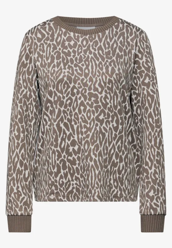 Chemise jacquard Leo light terra mocha