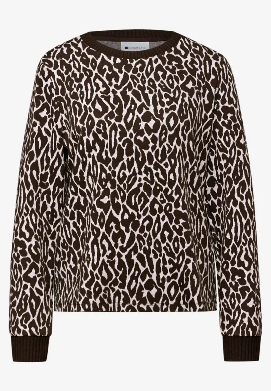 Leo jacquard shirt molten earth