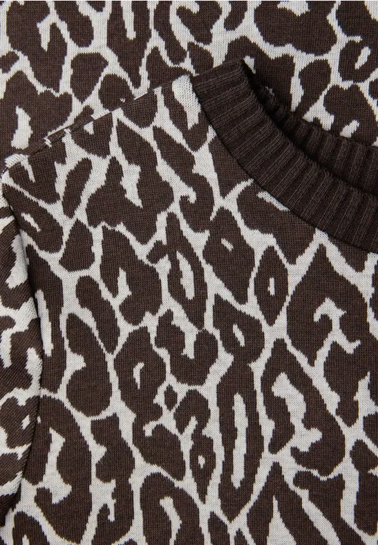 Leo jacquard shirt molten earth