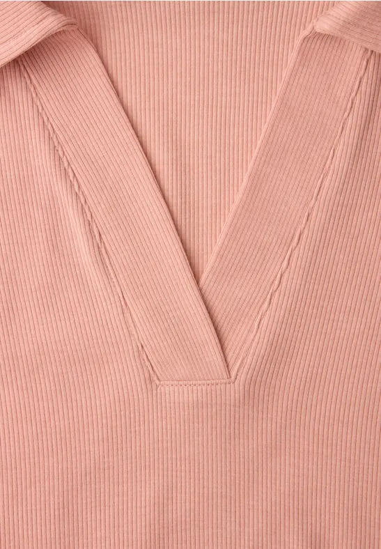 Poloshirt light apricot mel.