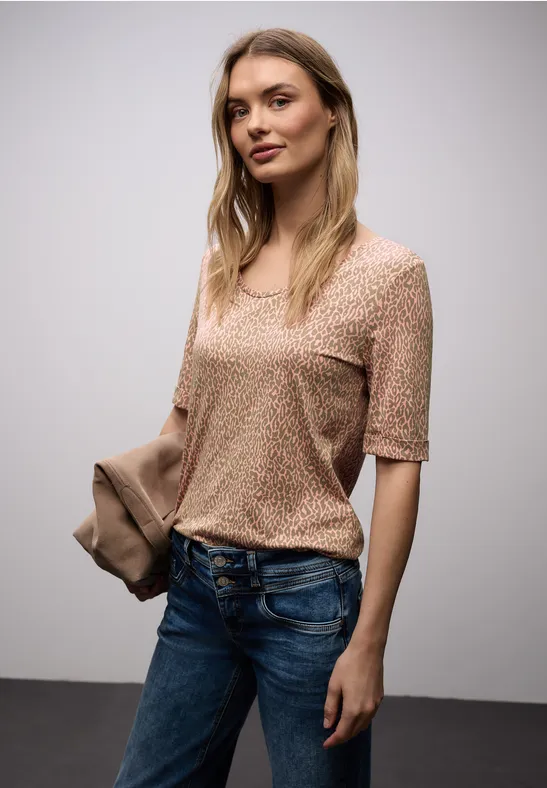 Leo T-Shirt light apricot