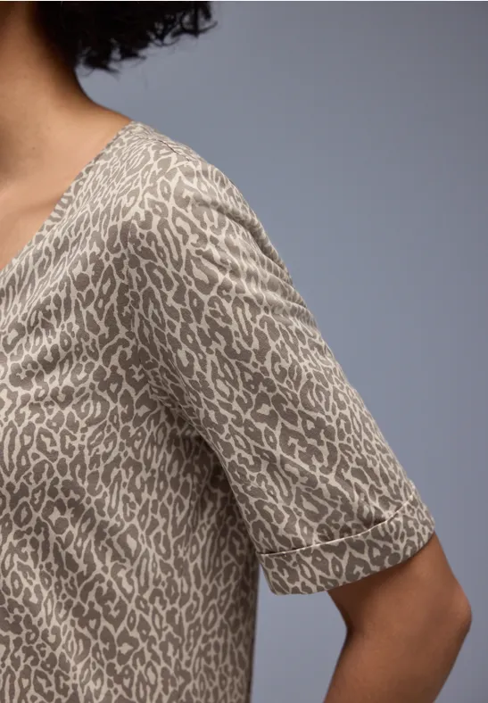 T-shirt Léo light terra mocha