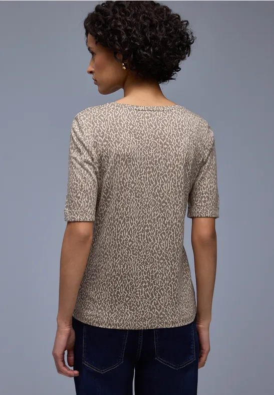 T-shirt Léo light terra mocha