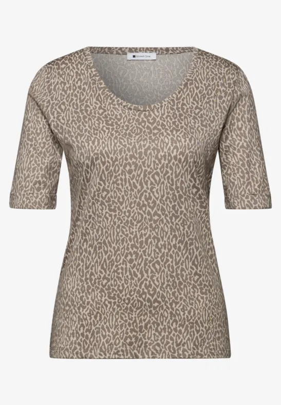 T-shirt Léo light terra mocha