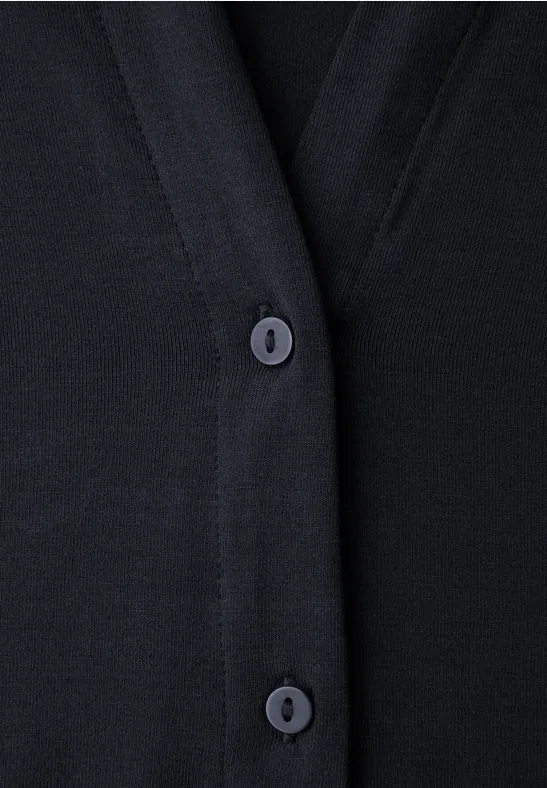 T-shirt au look chemisier shadowed navy