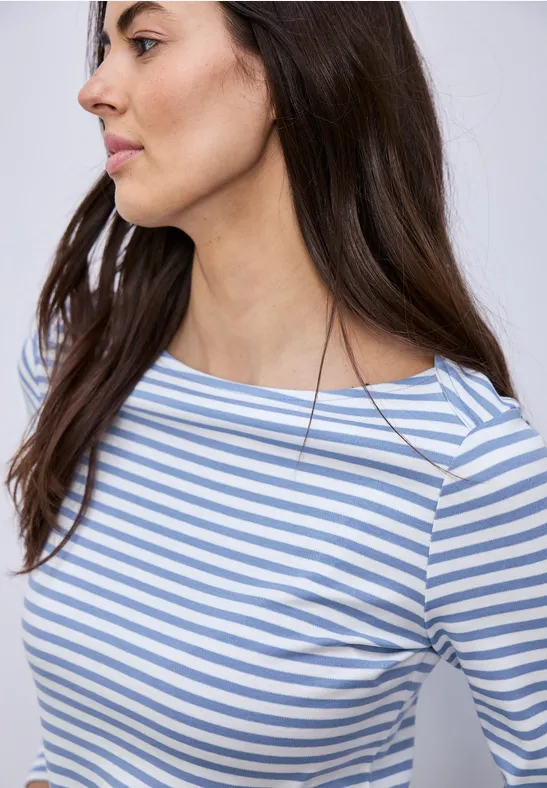 Gestreiftes Shirt bonnet blue