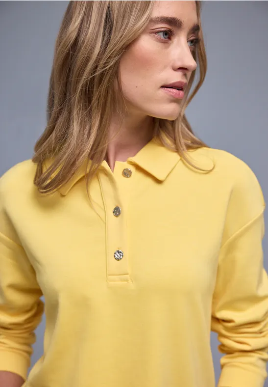 Poloshirt bloom yellow mel.
