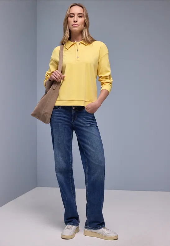 Poloshirt bloom yellow mel.