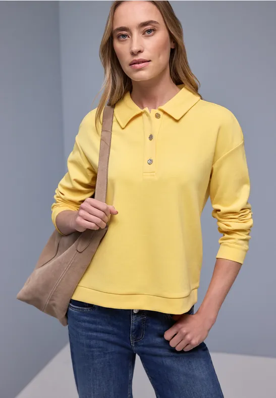 Poloshirt bloom yellow mel.