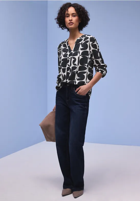 T-shirt à motifs shadowed navy