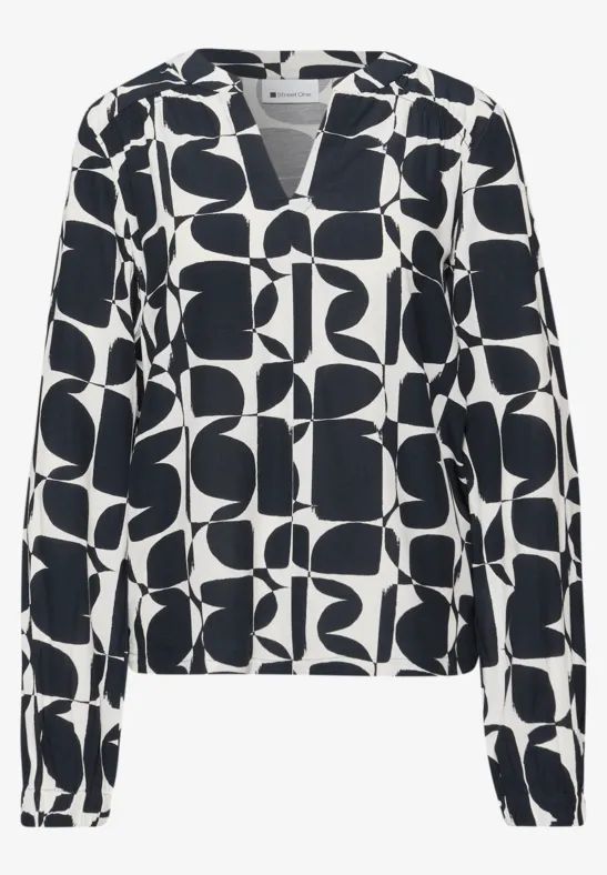 T-shirt à motifs shadowed navy