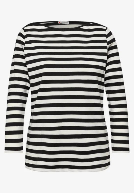 T-shirt à rayures Black