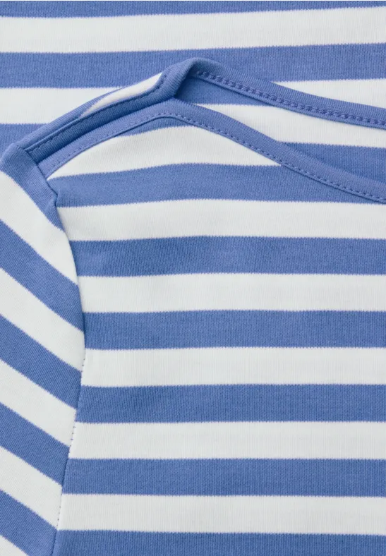 Gestreept shirt bonnet blue