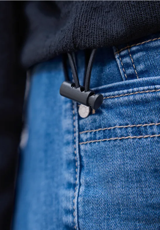 Langarm Jacke mit V-Neck shadowed navy