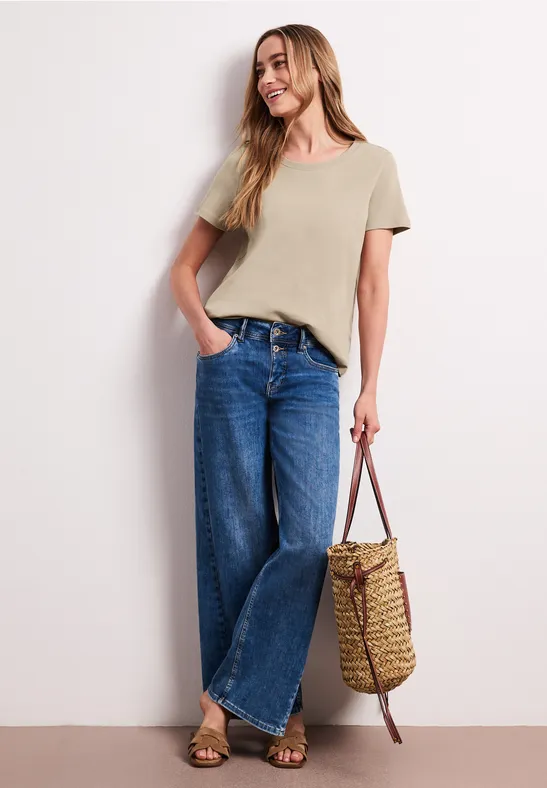 T-shirt de base timeless beige